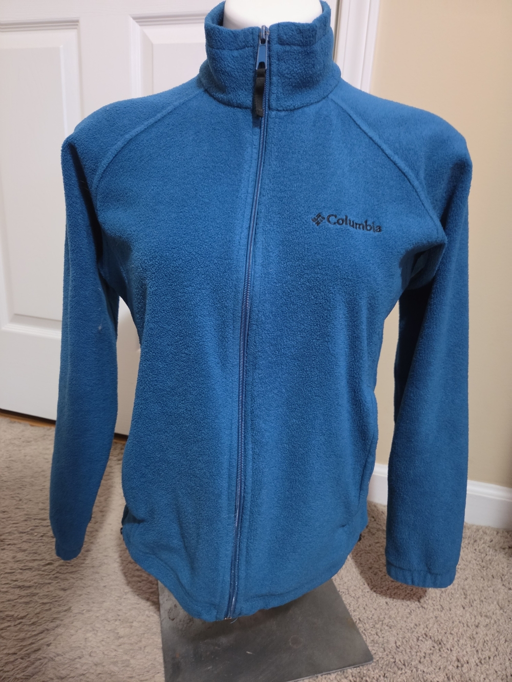 Columbia Women's Blue Full-Zip Fleece Jacket